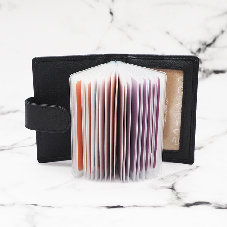 2021最新型号RFID真皮鎖信用(yòng)卡夾