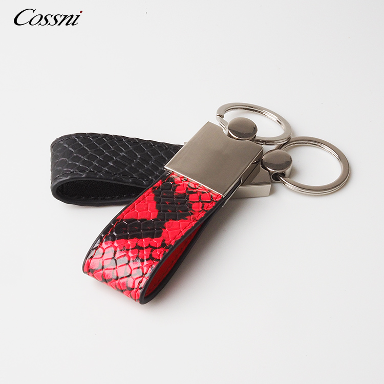 促銷禮品鑰匙圈OEM設計(jì)鑰匙扣手工(gōng)皮革鑰匙扣