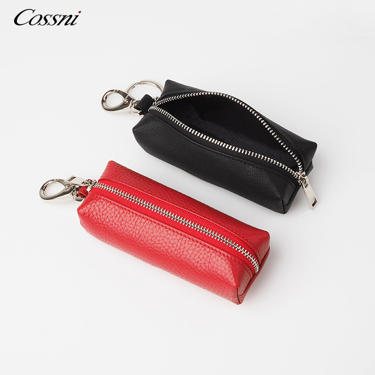 批發真皮優質鑰匙扣持有(yǒu)人(rén)汽車(chē)鑰匙包硬币袋手提包