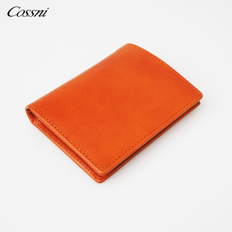 2021定制(zhì)植鞣皮革錢(qián)包意大(dà)利皮革錢(qián)包智能(néng)RFID錢(qián)夾男(nán)士錢(qián)包