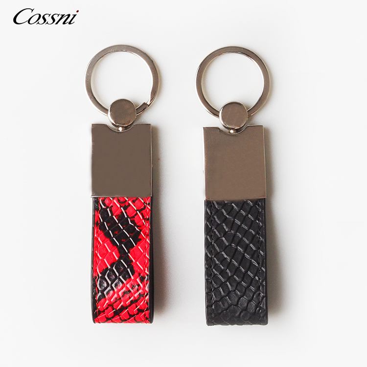 促銷禮品鑰匙圈OEM設計(jì)鑰匙扣手工(gōng)皮革鑰匙扣