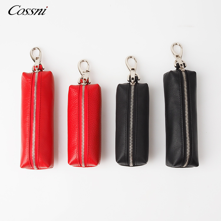 批發真皮優質鑰匙扣持有(yǒu)人(rén)汽車(chē)鑰匙包硬币袋手提包