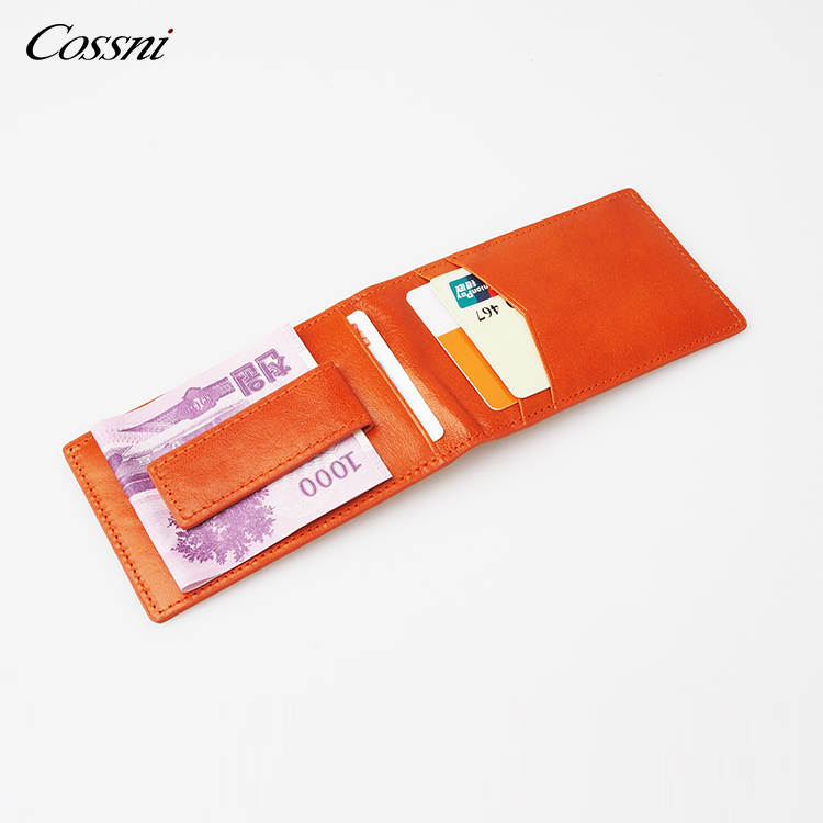 2021年(nián)新款Bifold Slim意大(dà)利皮革錢(qián)包男(nán)士植鞣皮革錢(qián)包