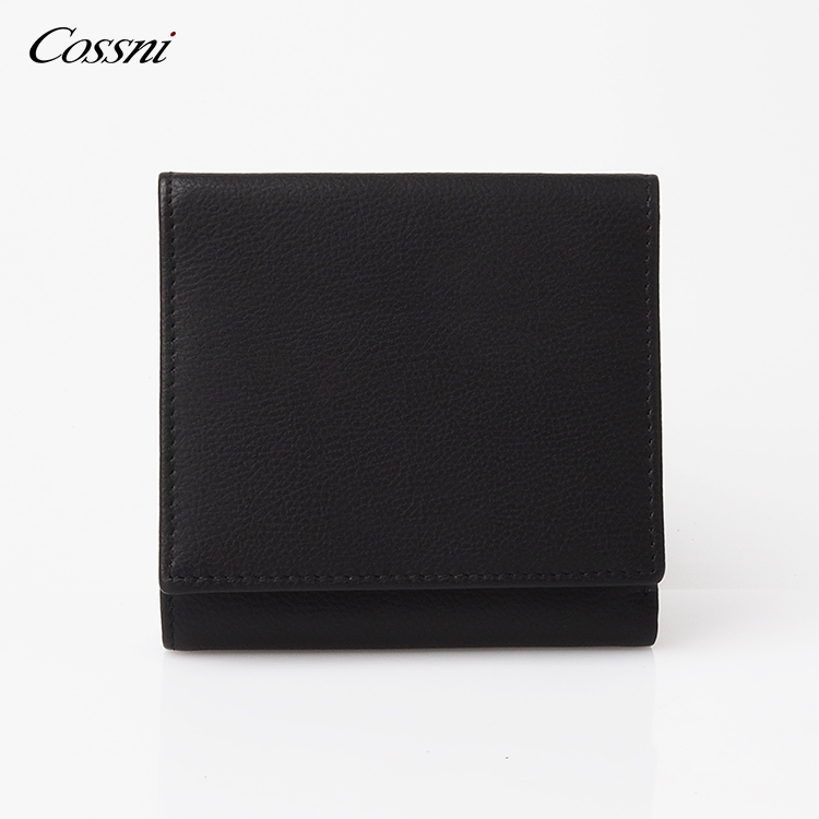 零錢(qián)包錢(qián)包全粒面真牛皮RFID皮革男(nán)士雙向錢(qián)包