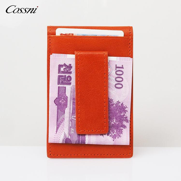 2021年(nián)新款Bifold Slim意大(dà)利皮革錢(qián)包男(nán)士植鞣皮革錢(qián)包