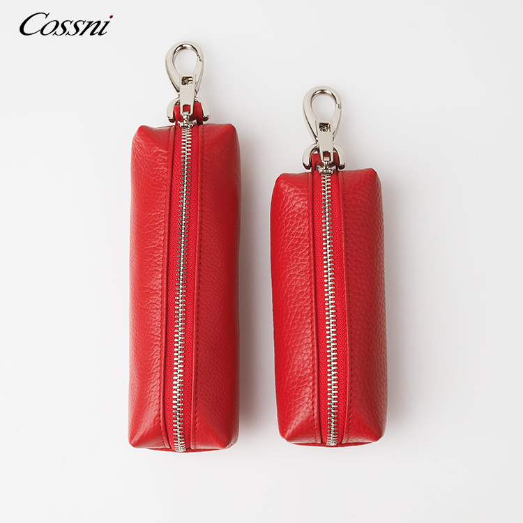 批發真皮優質鑰匙扣持有(yǒu)人(rén)汽車(chē)鑰匙包硬币袋手提包